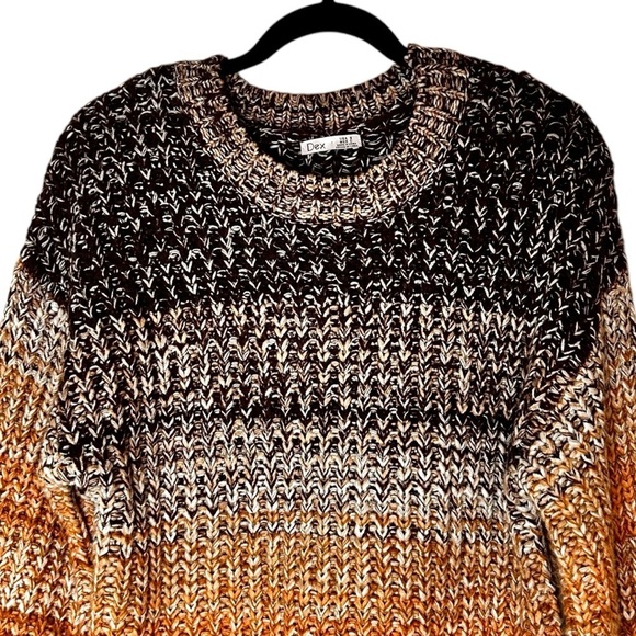 Dex Brinley Crew Neck Ombre Sweater - Picture 5 of 10